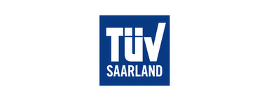 Logo (Footer): TÜV Saarland