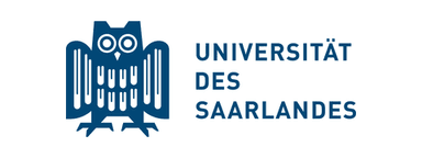 Logo (Footer): Universität des Saarlandes