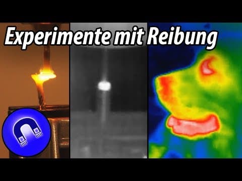 Reibungslose Welt? Experimente mit der Wärmebildkamera