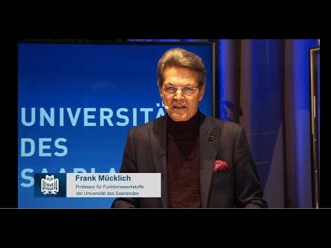 Neuartige Oberflächen gegen Bakterien auf der ISS – Vortrag von Frank Mücklich