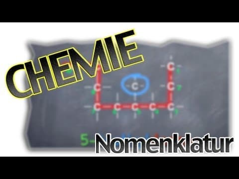 Nomenklatur verzweigter Alkane (Chemie, Teil 4)
